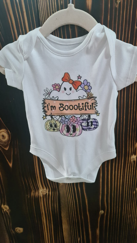 Boootiful Halloween baby vest