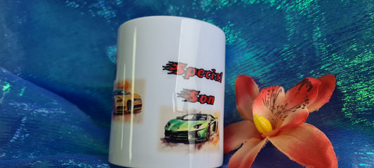 Special Son Cars Mug