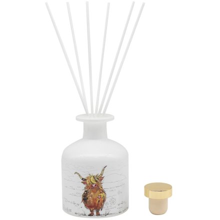 Highland Cow Reed Diffuser -  Bug Art