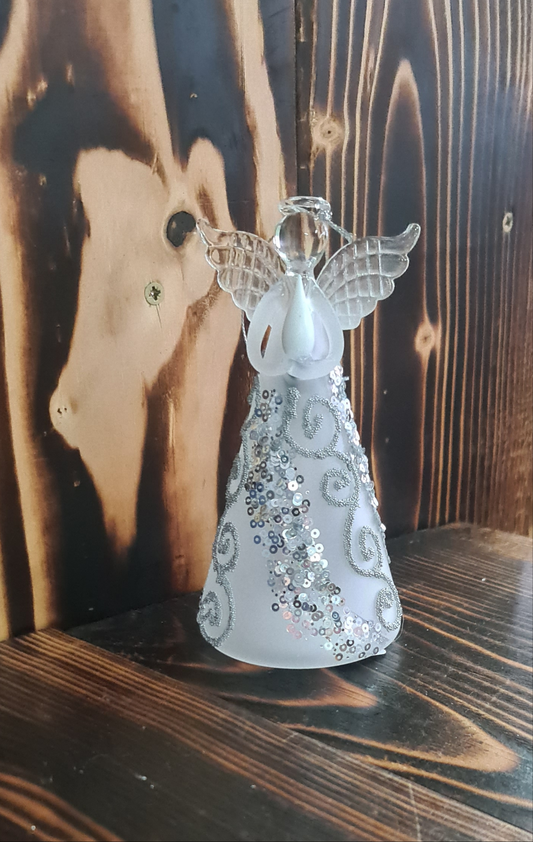 Glass Light Up Angel