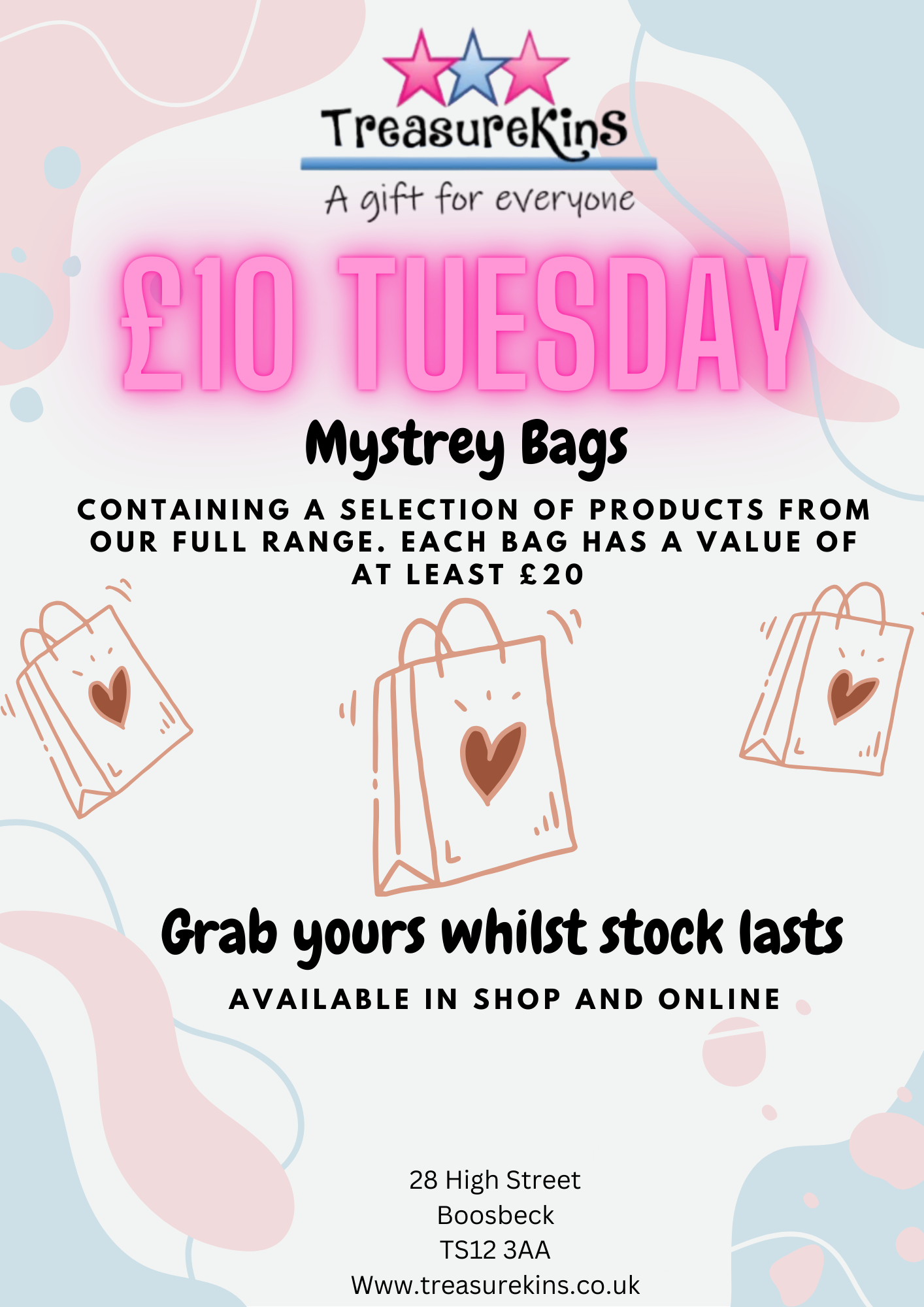 £10 Tuesday Mystrey  Bag