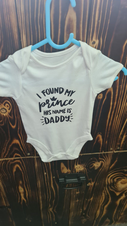 I found my prince Baby Vest