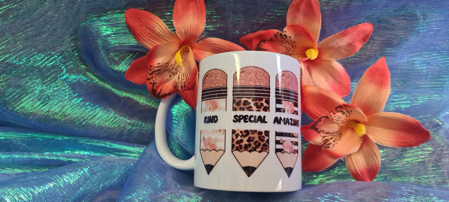 Kind Special Amazing Pencils Mug