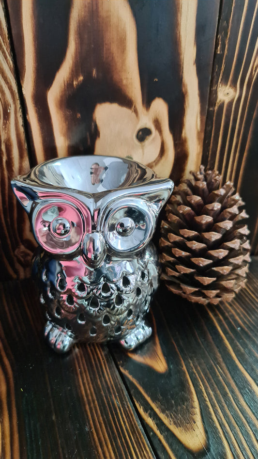 Large Silver Owl