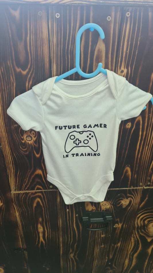 Baby Vest Future Gamer in training