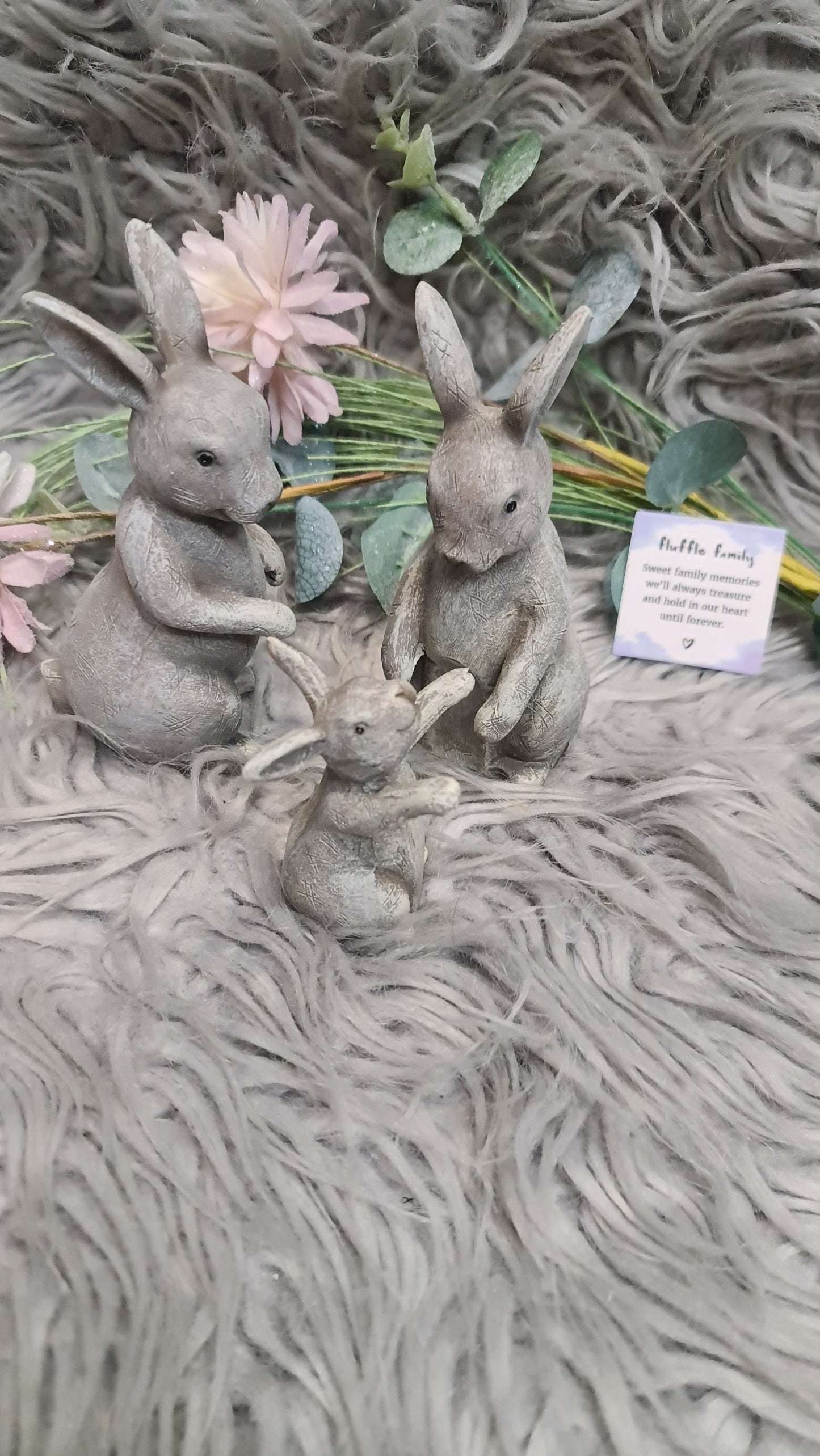 Rabbit Family Trio