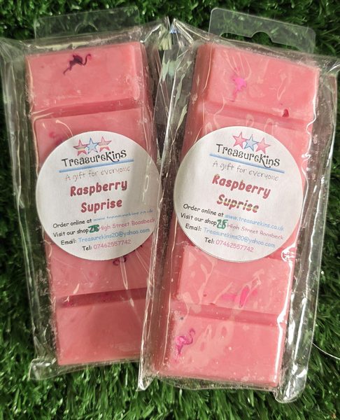 Raspberry Surprise scented soy wax melts