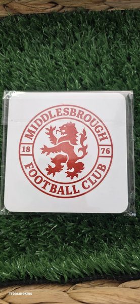 "BORO" Middlesbrough Football Coaster - Perfect Football Fan Gift