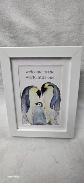 Welcome to the world little one Framed print