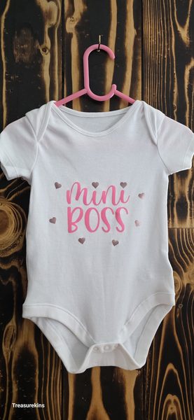 MINI BOSS - baby vest