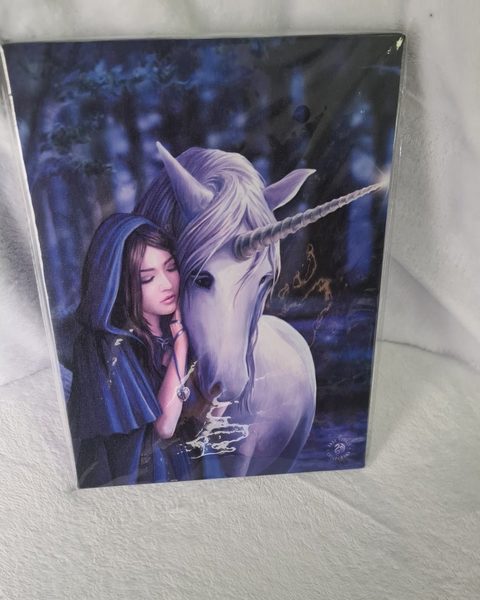 19x25 canvas featuring exclusive ‘Solace’ design by Anne Stokes.
