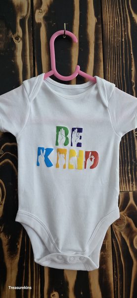 BE KIND - Sign Language - Baby Vest