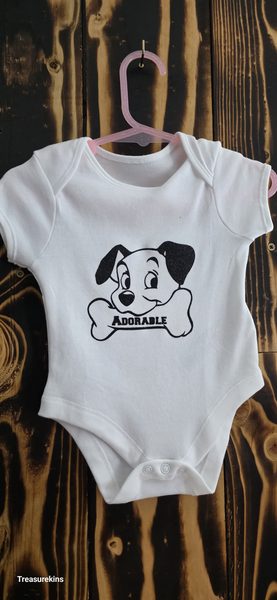 Baby vest Adorable dalmatian dog