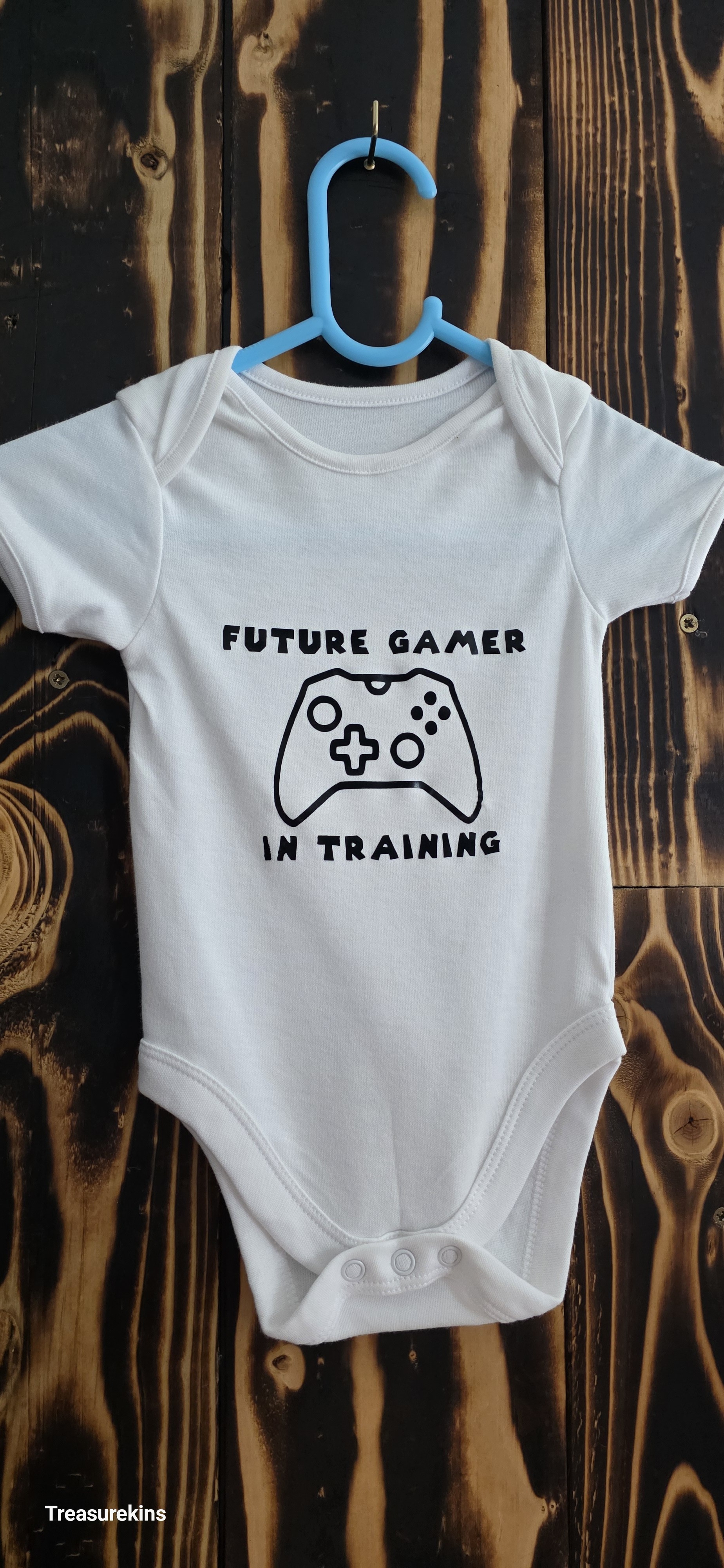 Future Gamer in training baby vest