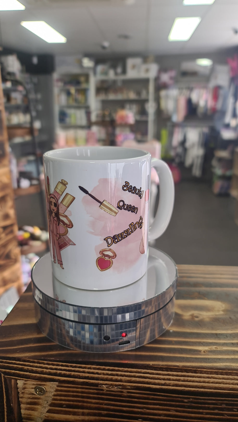 Personalised girly statement make up doll mug (PLouise inspired)